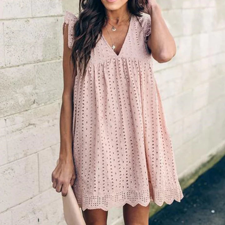 VibeWear™ Lace Pocket Dress – Women’s