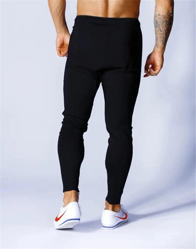 VibeWear Men’s Long Track Pants for Running and Gym Activewear