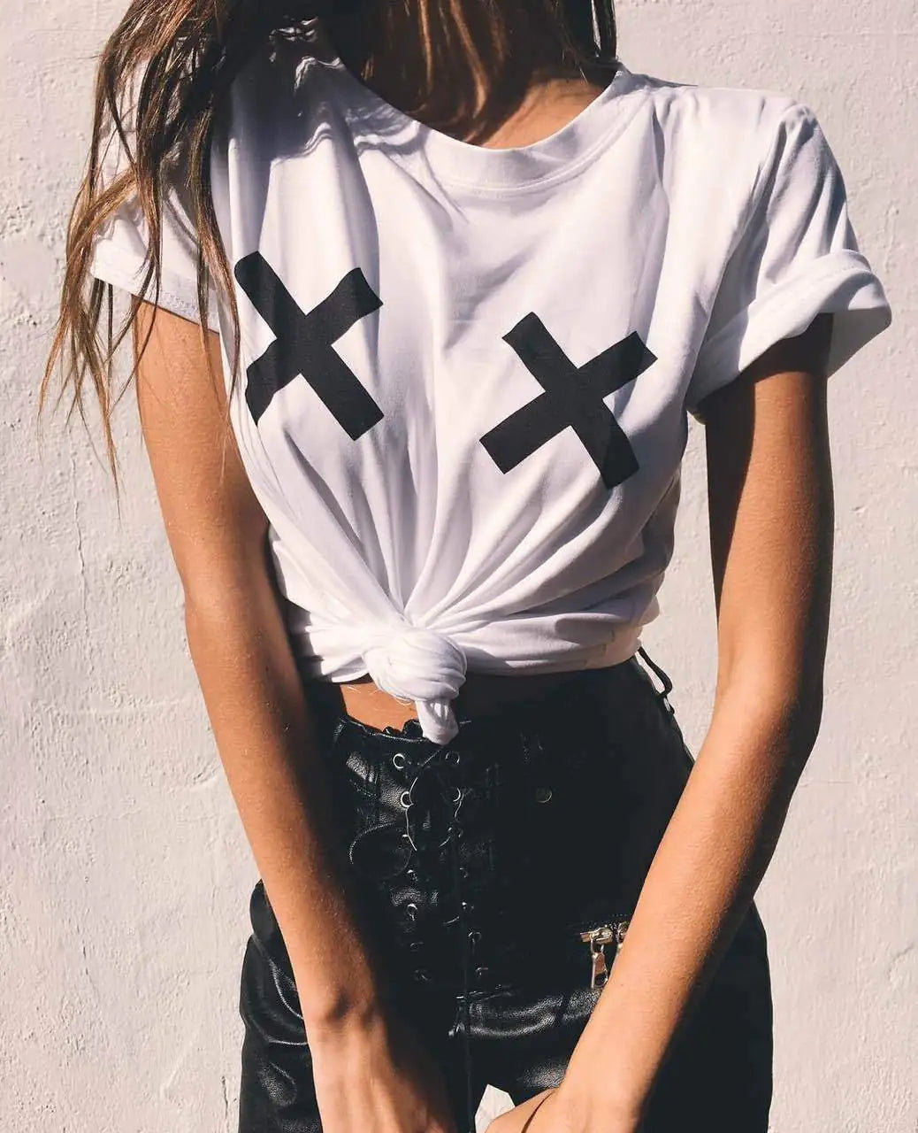 VibeWear™ Printed Expression Cotton Tee – Women’s
