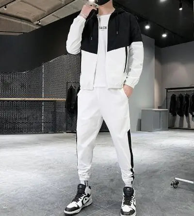 VibeWear Casual Joggers Hooded Sportswear Set