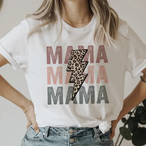 VibeWear™ Mama Graphic Cotton T-shirt – Women’s