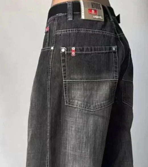 VibeWear™ Vintage Loose Leg Jeans – Women’s
