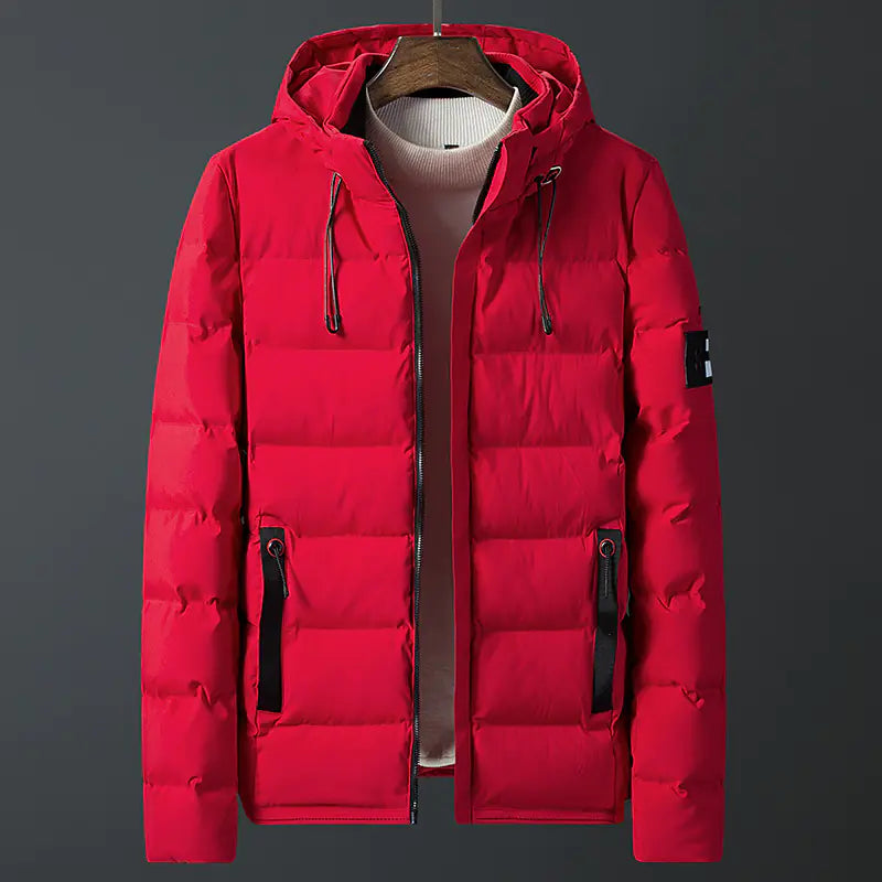 VibeWear Men’s Hooded Winter Parka
