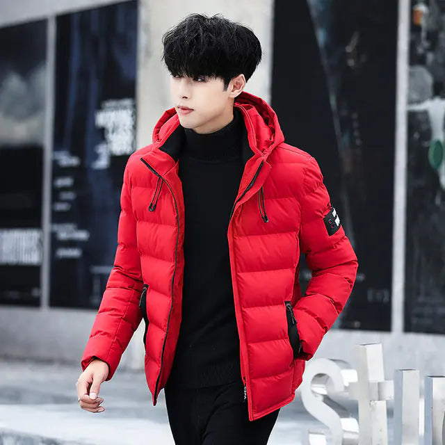 VibeWear Men’s Hooded Winter Parka