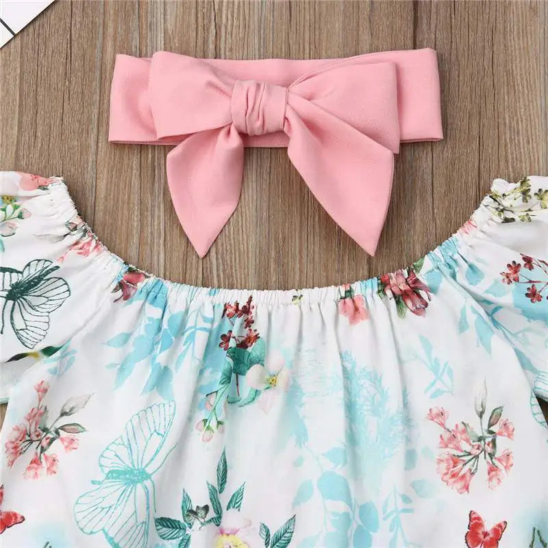 Adorable Cotton Outfit for Baby & Girls – Sizes 3M to 10Y