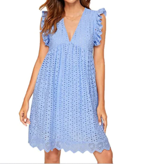 VibeWear™ Lace Pocket Dress – Women’s
